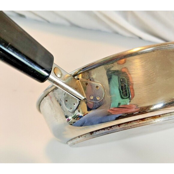 Revere Ware 9” Stainless Steel Disk Bottom Tri-Ply Skillet/Fry Pan, #901 –No Lid - Picture 7 of 12